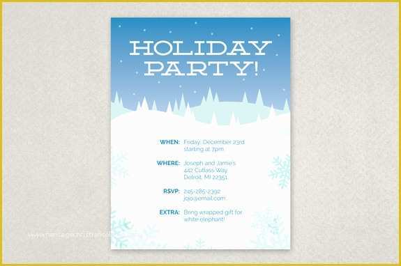 Free Holiday Flyer Templates Of Free H Oliday Flyer Templates Winter Holiday Party Flyer
