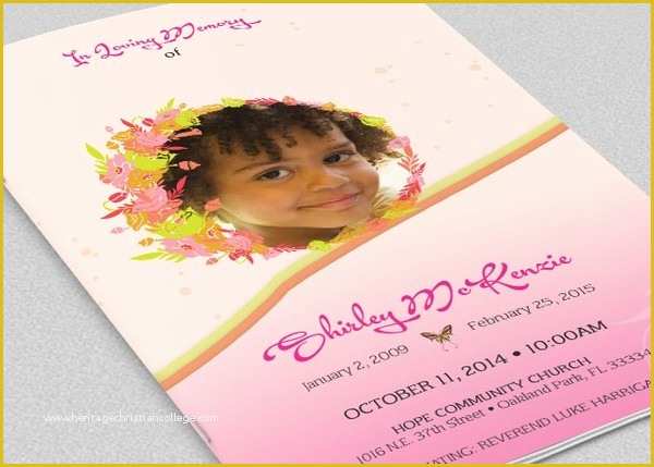 Free Homegoing Service Program Template Of Floral Funeral Program Template Godserv Designs