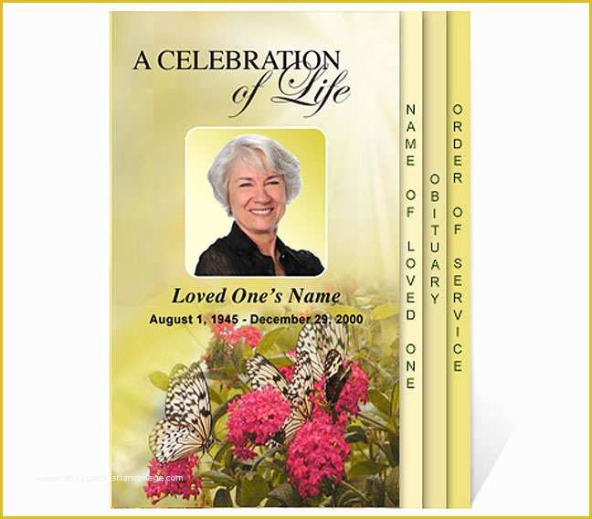 Free Homegoing Service Program Template Of New Funeral Program Templates are now Available at the