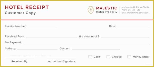 Free Hotel Receipt Template Of 121 Receipt Templates Doc Excel Ai Pdf