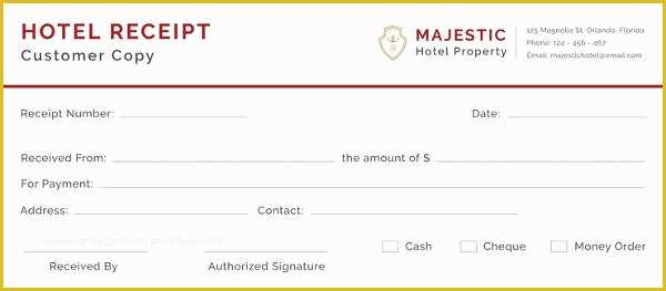 Free Hotel Receipt Template Of 15 Hotel Receipt Templates Doc Pdf Psd