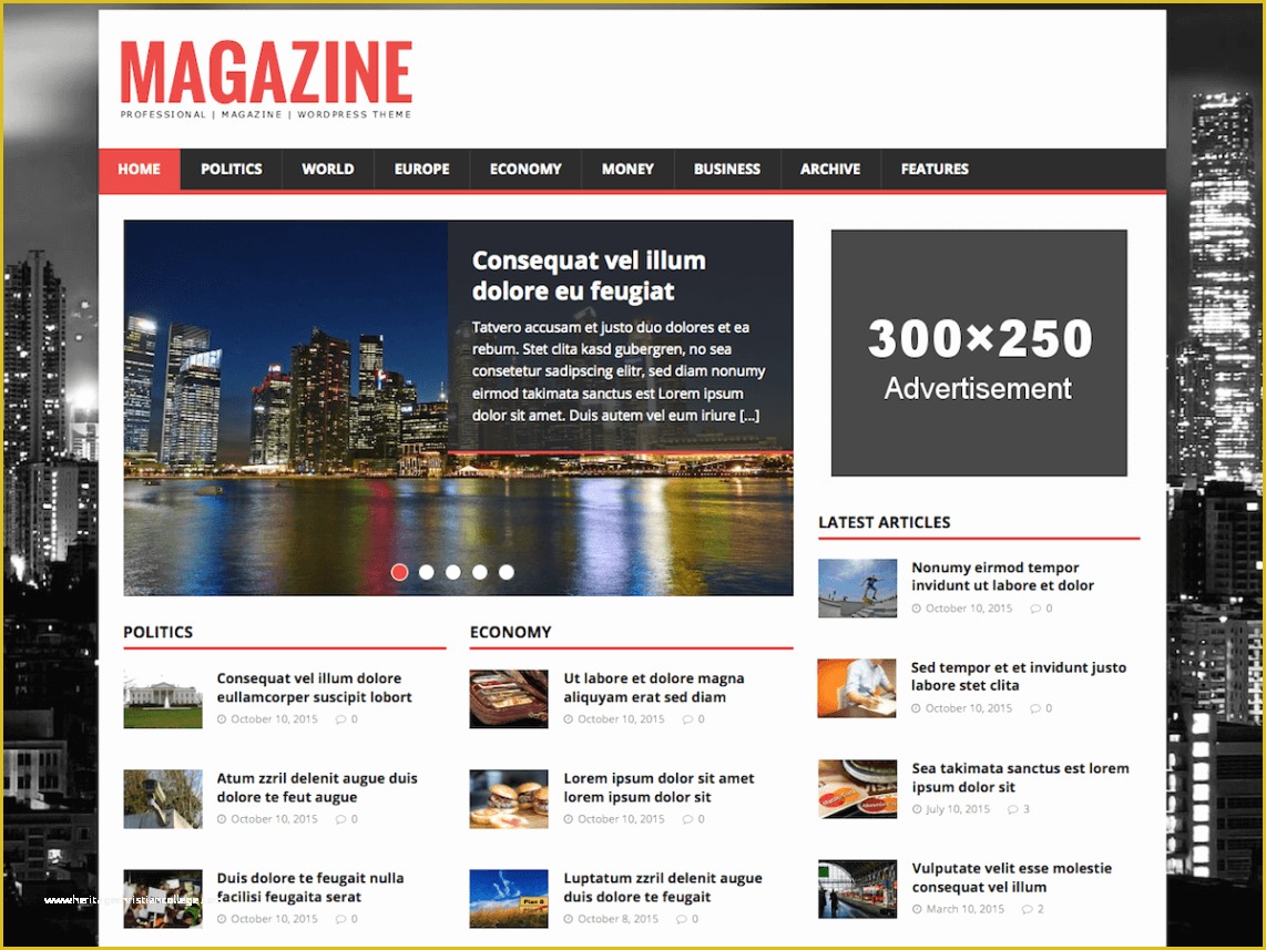 Free HTML Blog Templates Of 25 Best Free Wordpress News Magazine themes 2018