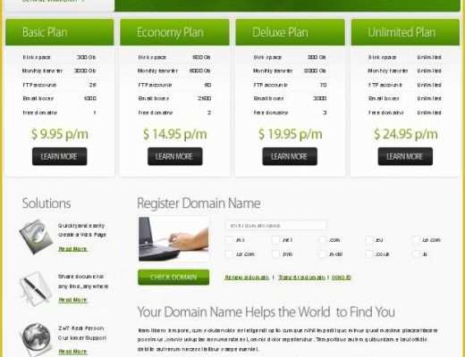 Free HTML Blog Templates Of Free HTML5 Template for Hosting Website Monsterpost