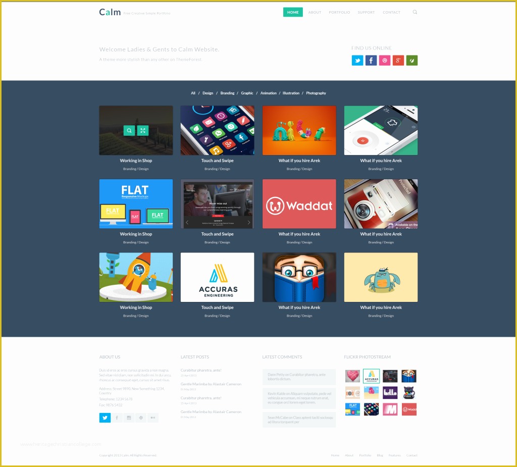 Free HTML Templates Of 10 Beautiful & Free Website Psd Templates Idevie