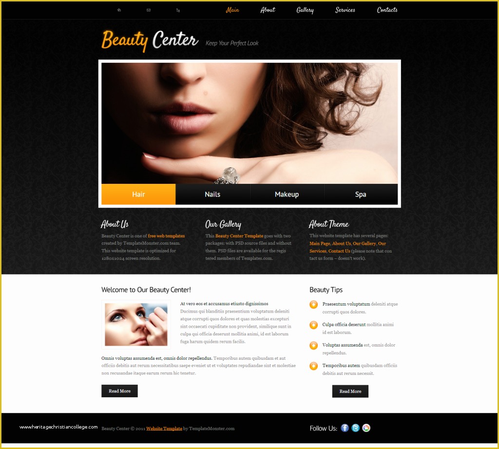 Free HTML Templates Of Free HTML Website Templates
