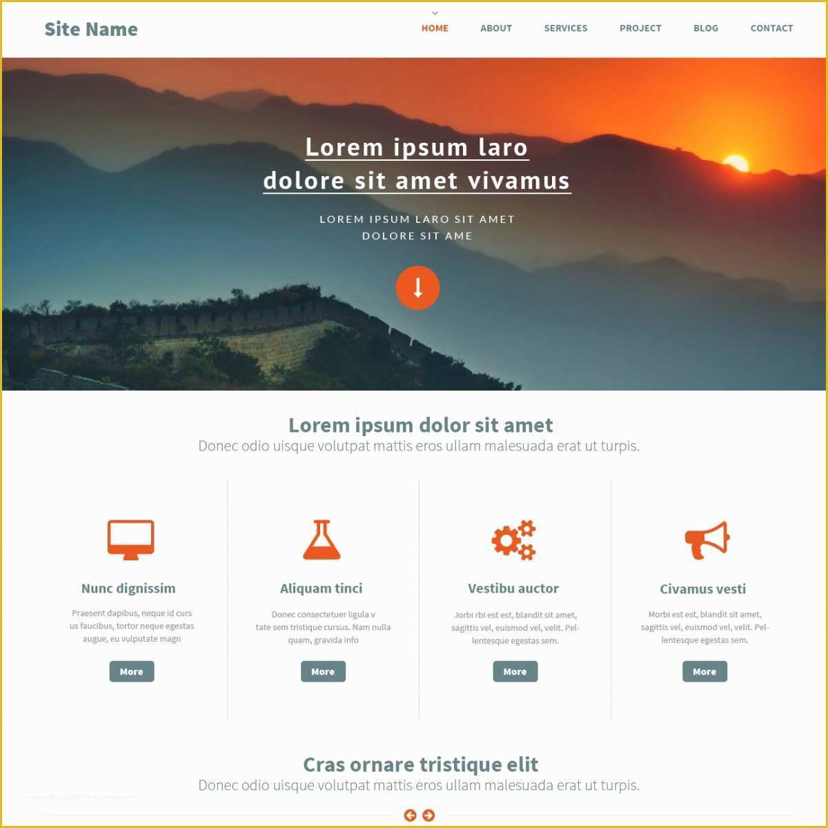 Free HTML Templates Of Website Templates