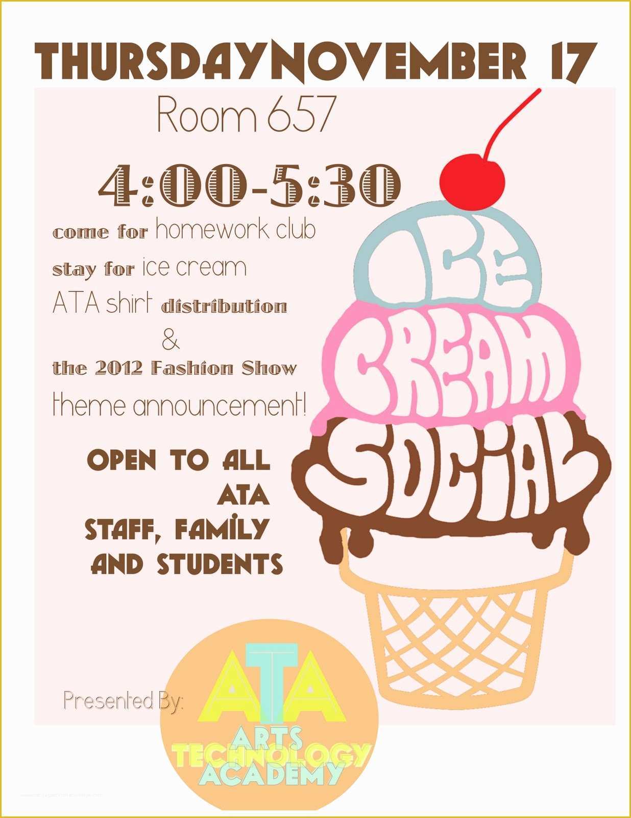 Free Ice Cream social Template Of Free Ice Cream social Invites