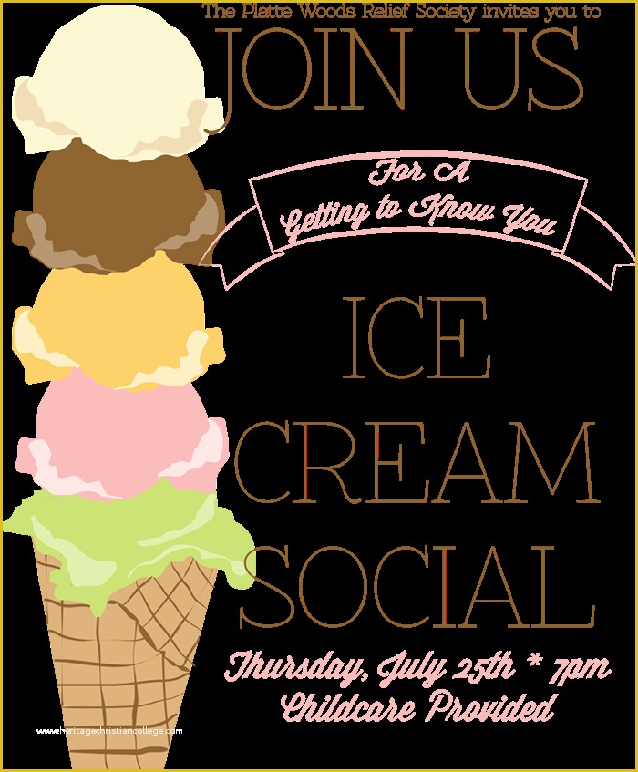 Free Ice Cream social Template Of Ice Cream social Poster Handmade In the Heartland