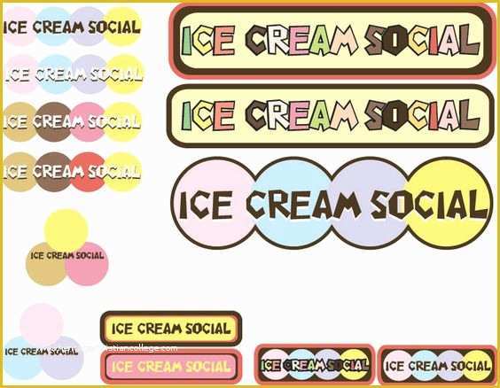 Free Ice Cream social Template Of Ice Cream social Templates and Ice On Pinterest