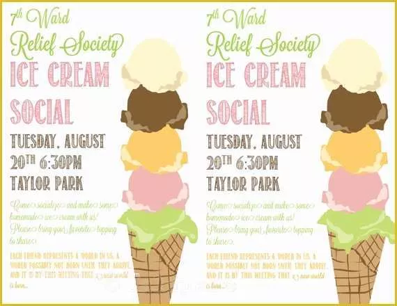 Free Ice Cream social Template Of Unavailable Listing On Etsy