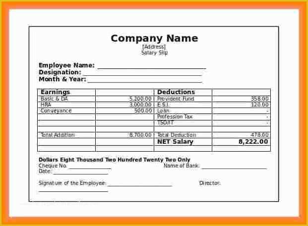 Free Independent Contractor Template Of 5 Contractor Pay Stub