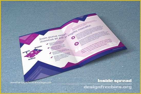 Free Indesign Brochure Templates Of Free Bifold Booklet Flyer Brochure Indesign Template No 1