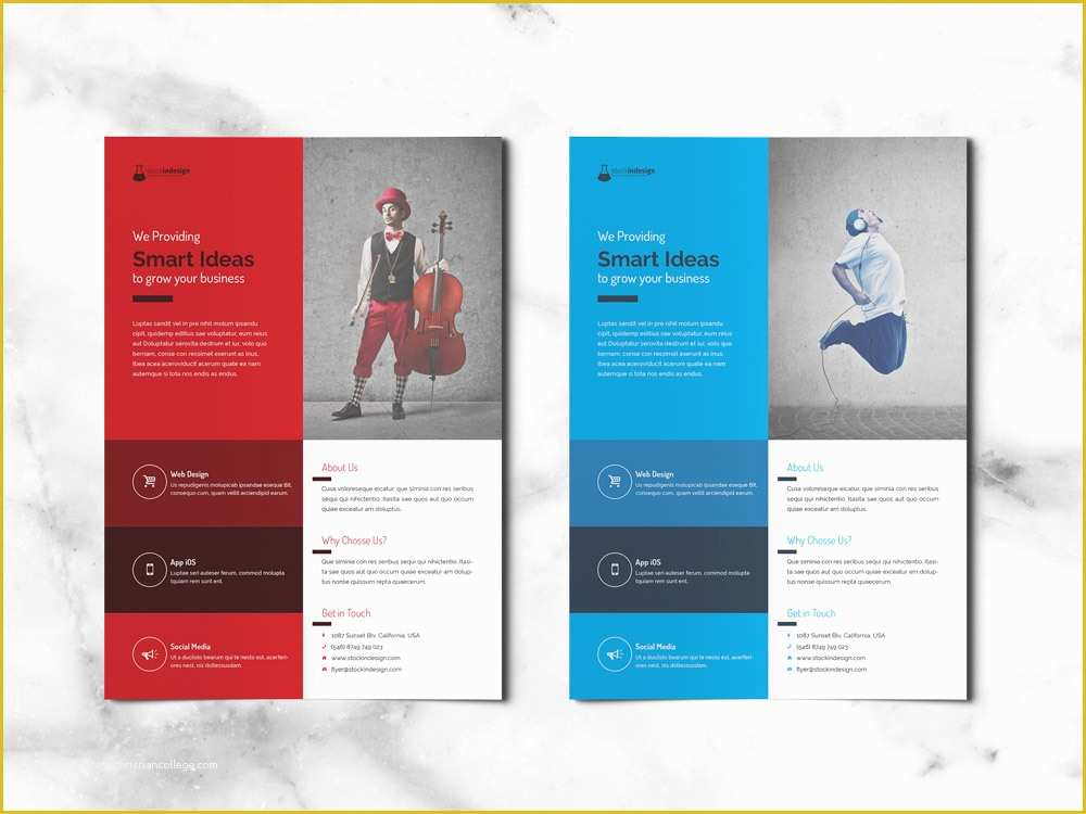 Free Indesign Brochure Templates Of Free Corporate Flyer