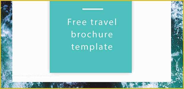 Free Indesign Brochure Templates Of Free Travel Brochure Template Free Indesign Template
