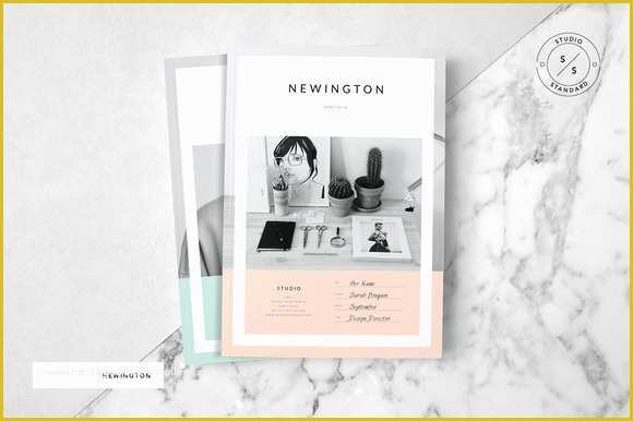 Free Indesign Photography Portfolio Template Of Newington Portfolio Brochure Templates On Creative Market