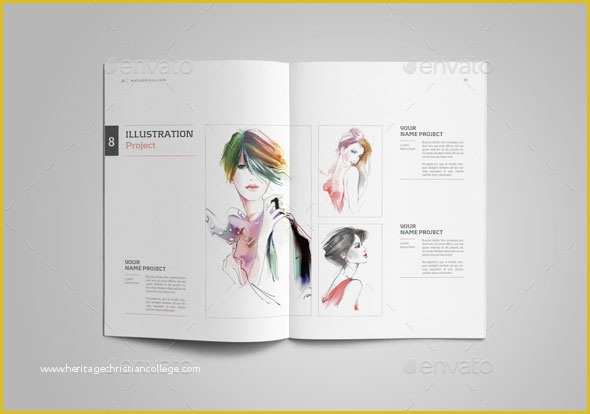 Free Indesign Portfolio Layout Templates Of 25 Really Awesome Portfolio Brochure Templates