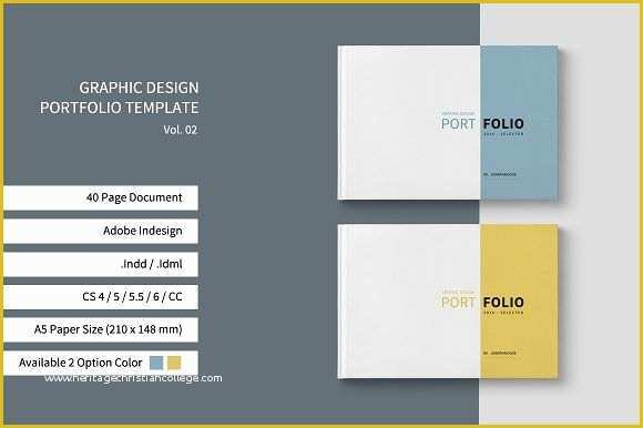 Free Indesign Portfolio Layout Templates Of Graphic Design Portfolio Template by Tujuhbenua On