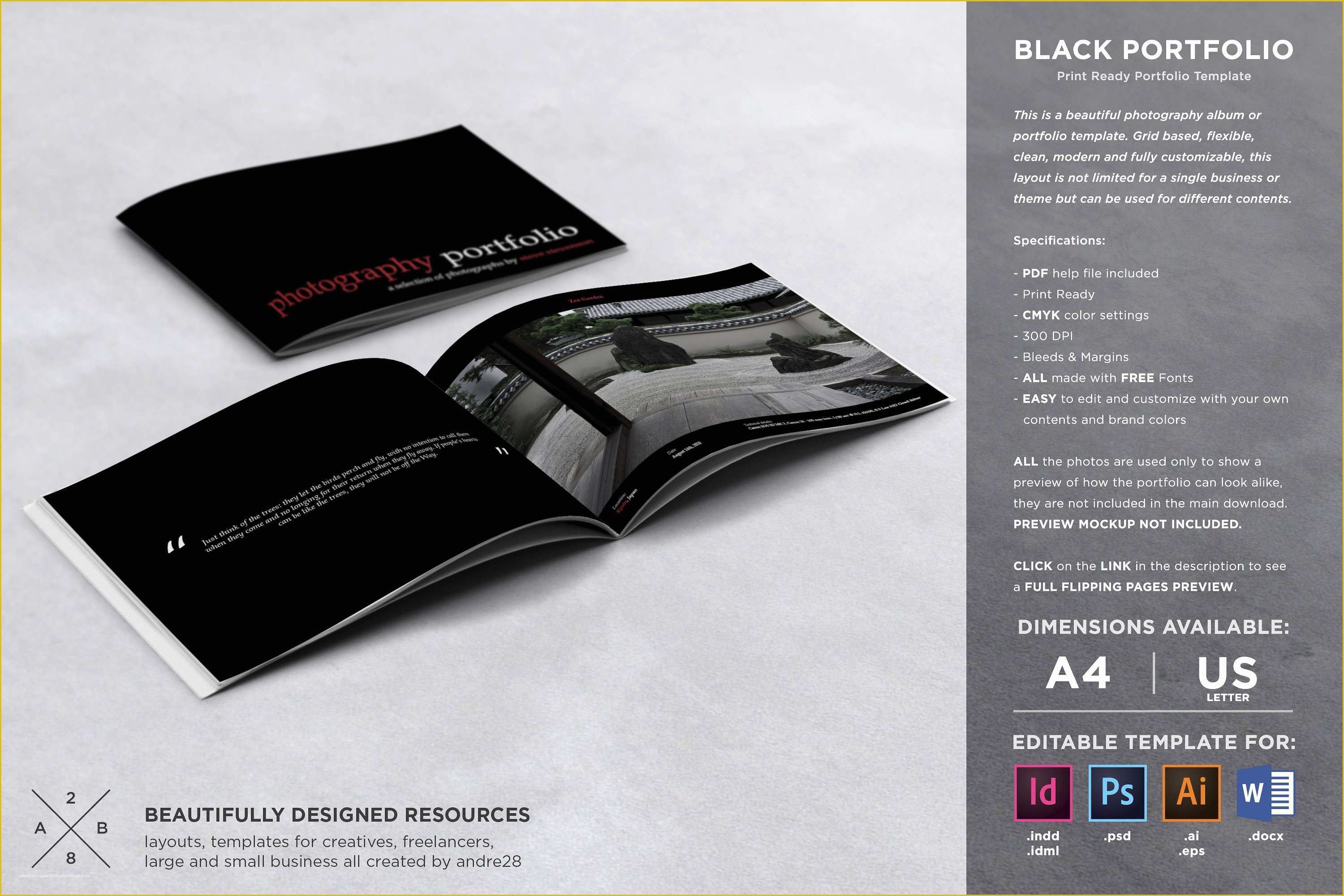 Free Indesign Portfolio Layout Templates Of Graphy Portfolio Template Indesign Free Beautiful