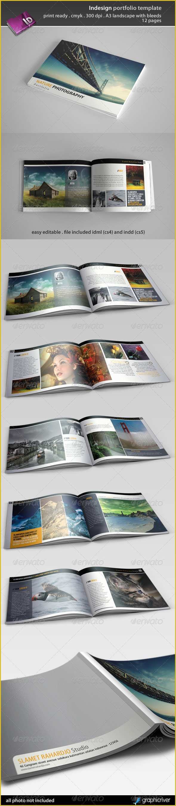 Free Indesign Portfolio Layout Templates Of Portfolio Template Indesign Free Download Fixride