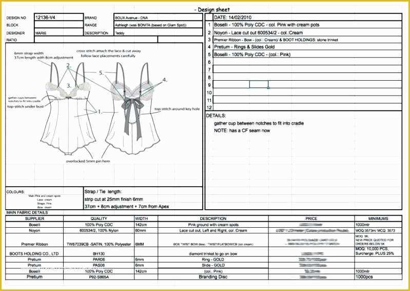 Free Interior Design Spec Sheet Template Of Spec Sheet Template – Picks