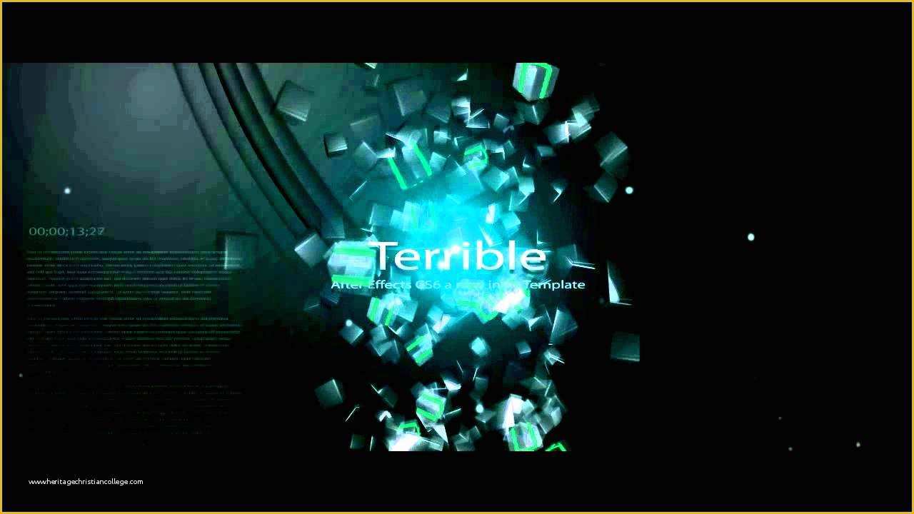 Free Intro Templates Of Free Intro Template Adobe after Effects Cs6 Amazing