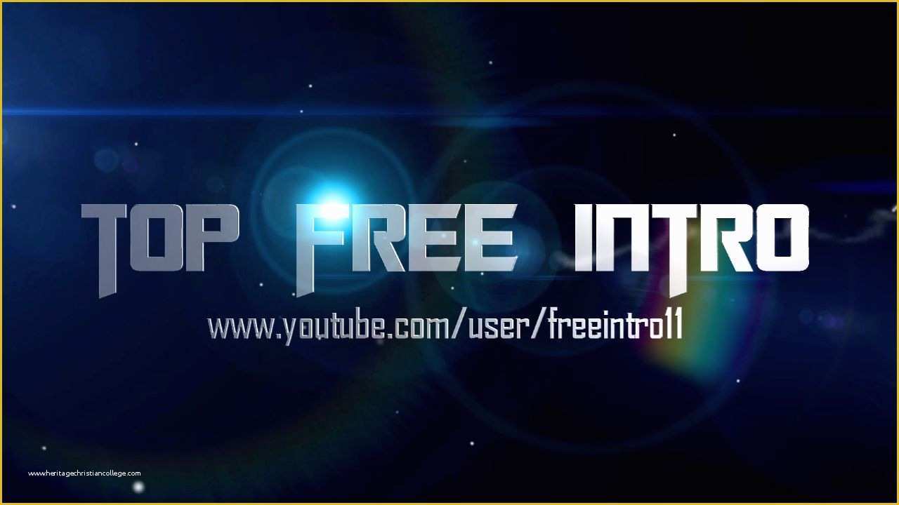 Free Intro Templates Of Intro Template sony Vegas Glow