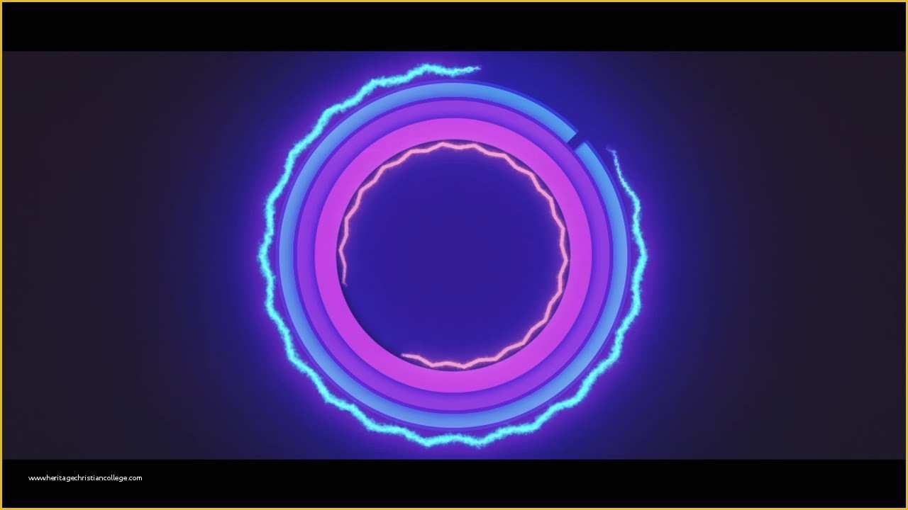 Free Intro Templates Of Neon Free 2d Intro Template