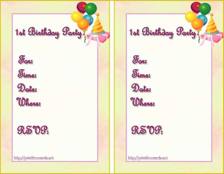 Free Invitation Template Maker Of Birthday Invitation Templates Birthday Invitation