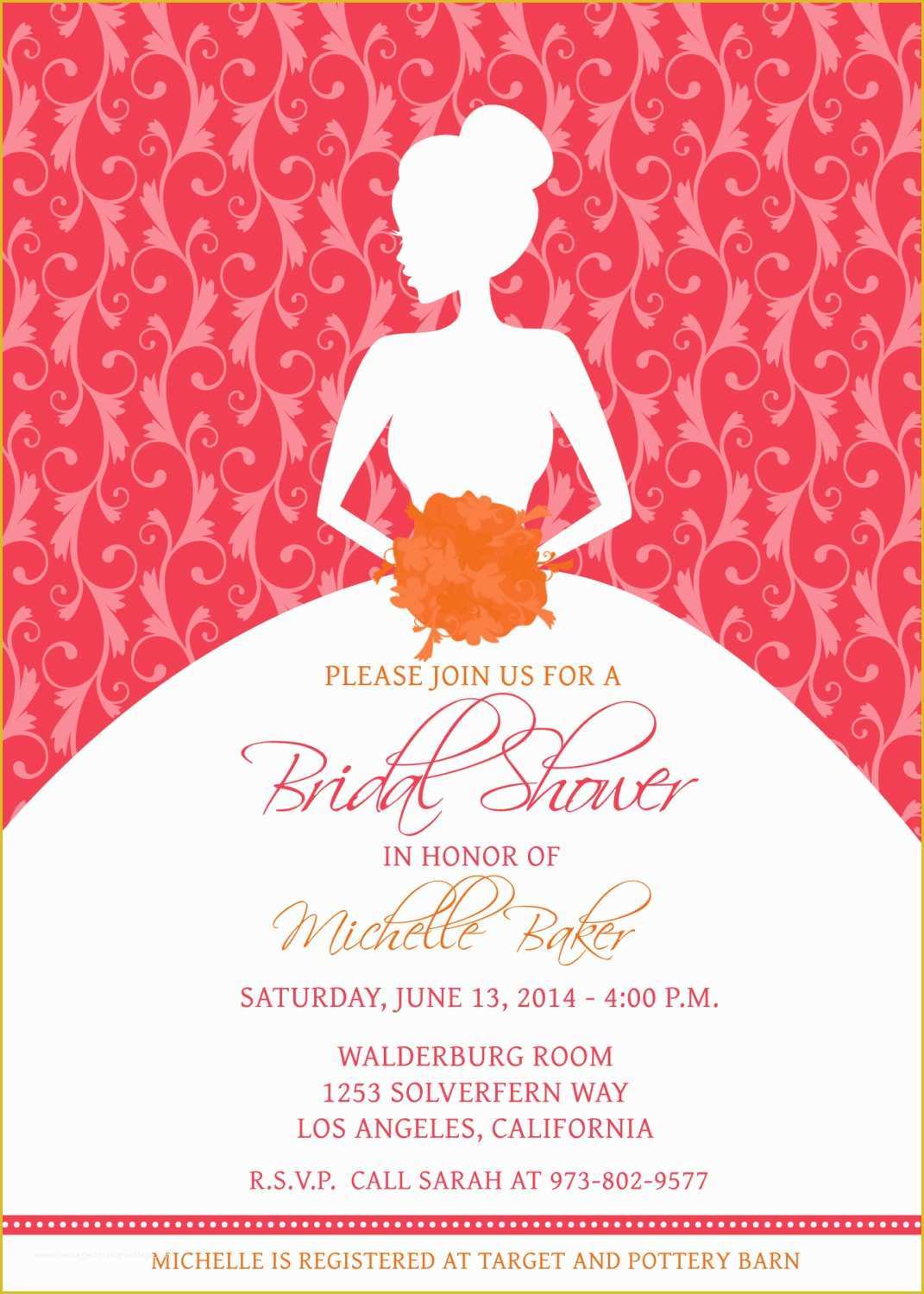 Free Invitation Template Maker Of Bridal Shower Invitations Bridal Shower Invitation Maker Free