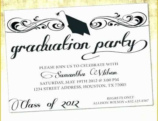 Free Invitation Template Maker Of Free Graduation Invitation Maker – First to