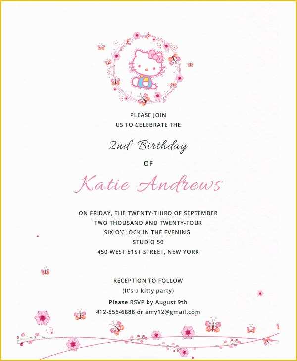 Free Invitation Templates for Mac Pages Of 13 Kitty Party Invitation Designs & Templates Psd Ai