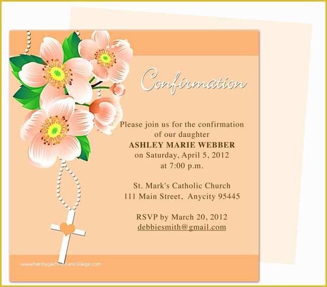 Free Invitation Templates for Mac Pages Of Zion Catholic Confirmation Invitation Templates Edits