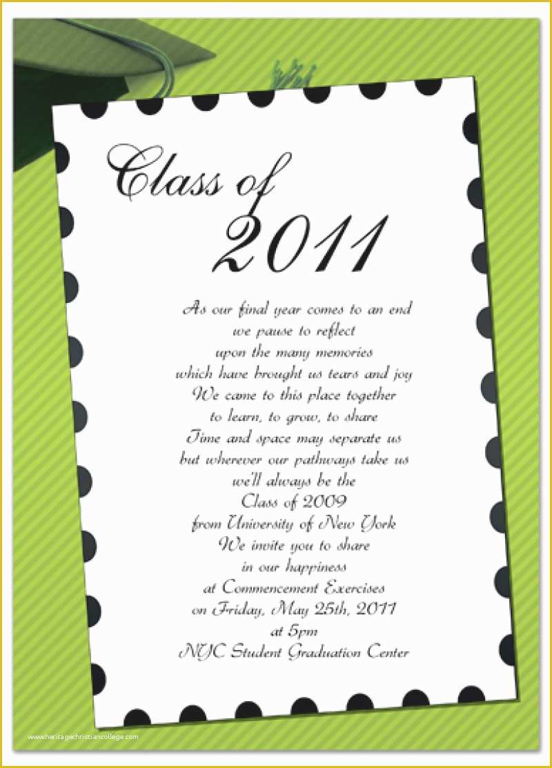 Free Invitation Templates for Word Of Free Graduation Invitation Template Word – orderecigsjuice