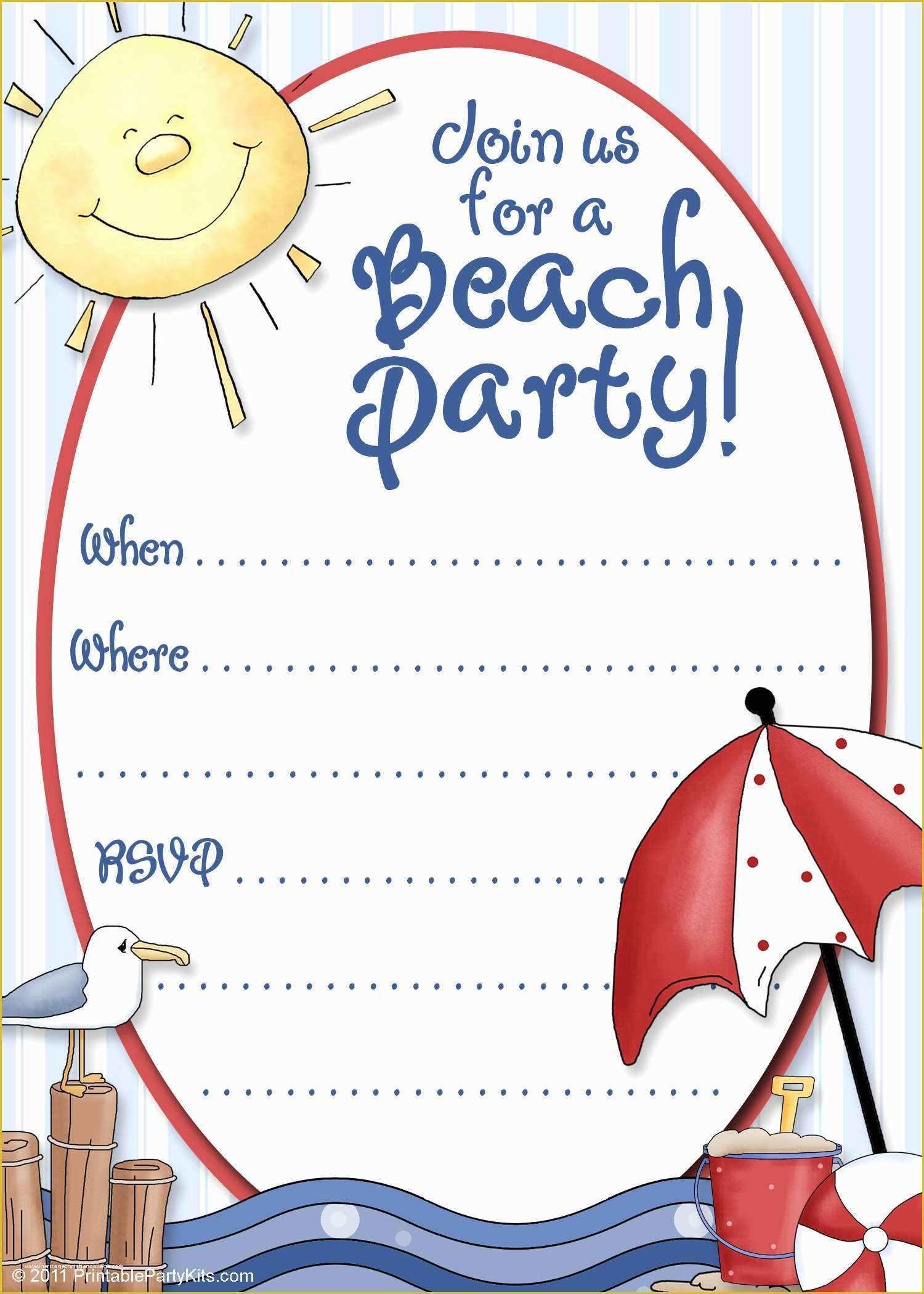 Free Invitation Templates for Word Of Free Party Invitation Template Party Invitation
