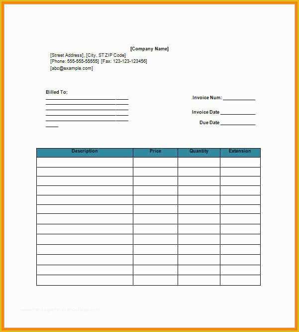 Free Invoice Template Google Docs Of Download From Google Doc Google Doc Template