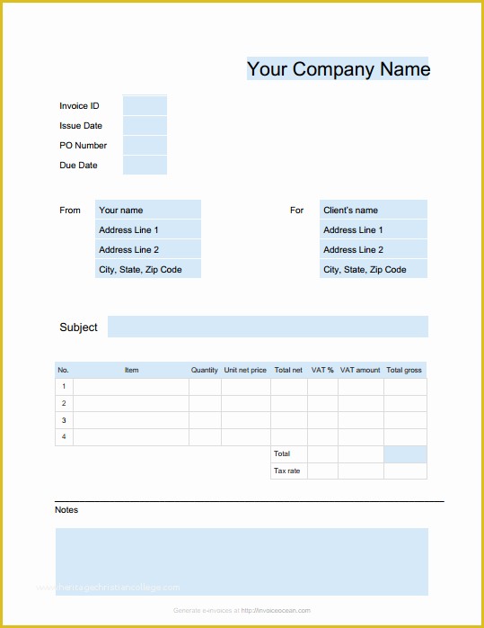 Free Invoice Template Google Docs Of Free Google Docs Invoice Template Denryokufo