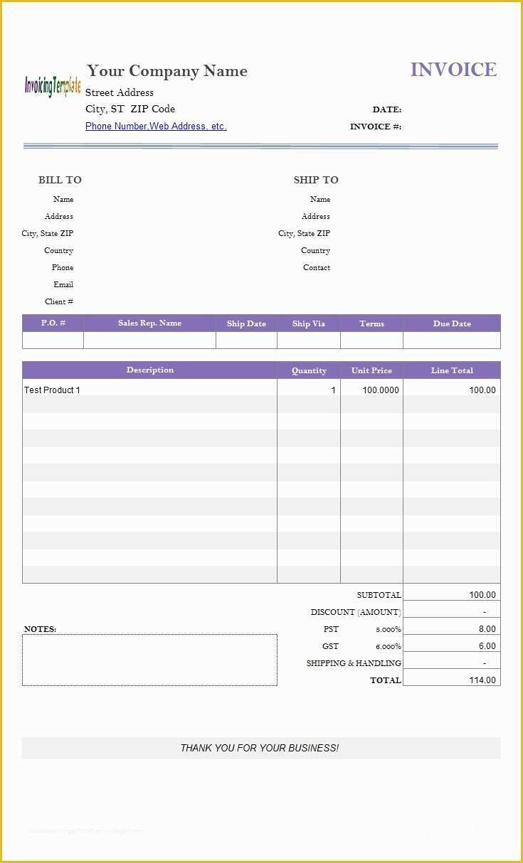 Free Invoice Template Google Docs Of Google Doc Template Invoice Invoice Template Ideas