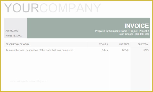 Free Invoice Template Google Docs Of Google Docs Invoice Template