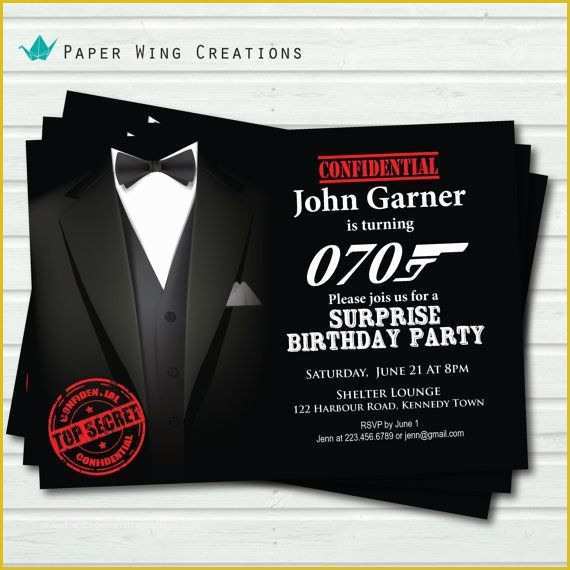 Free James Bond Invitation Template Of 152 Best Images About Casino Royale Party theme On