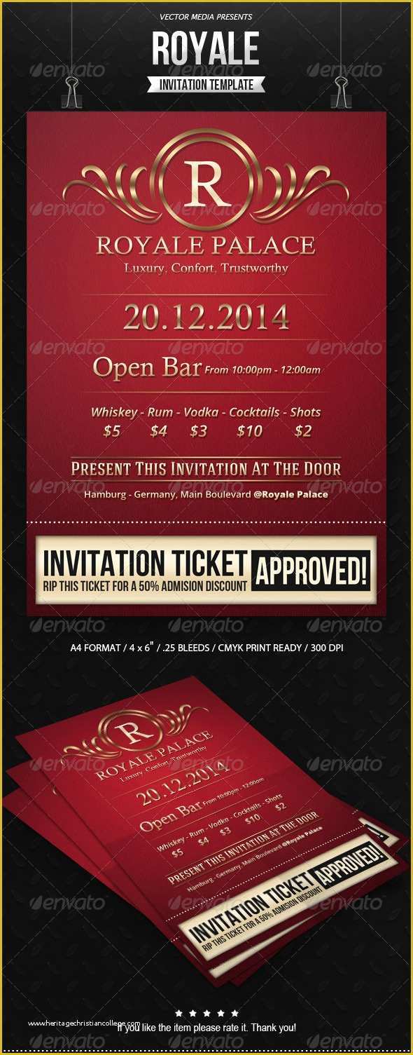 Free James Bond Invitation Template Of Free James Bond Casino Royale Invitation Template