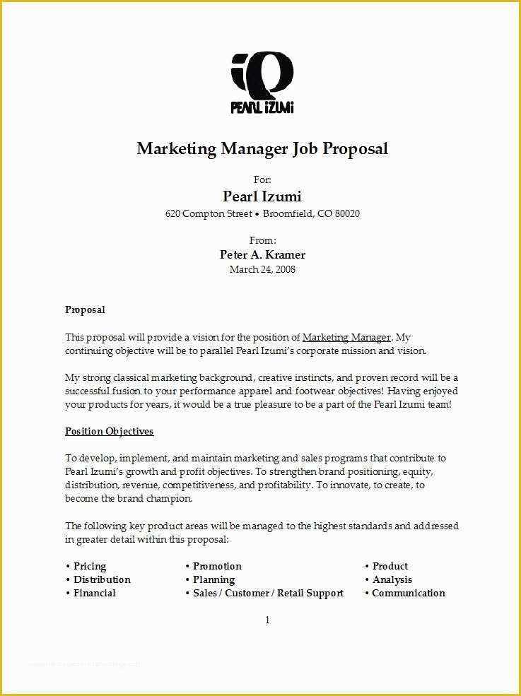 Free Job Proposal Templates Of 43 Best Job Proposal Templates Free Download Template Lab