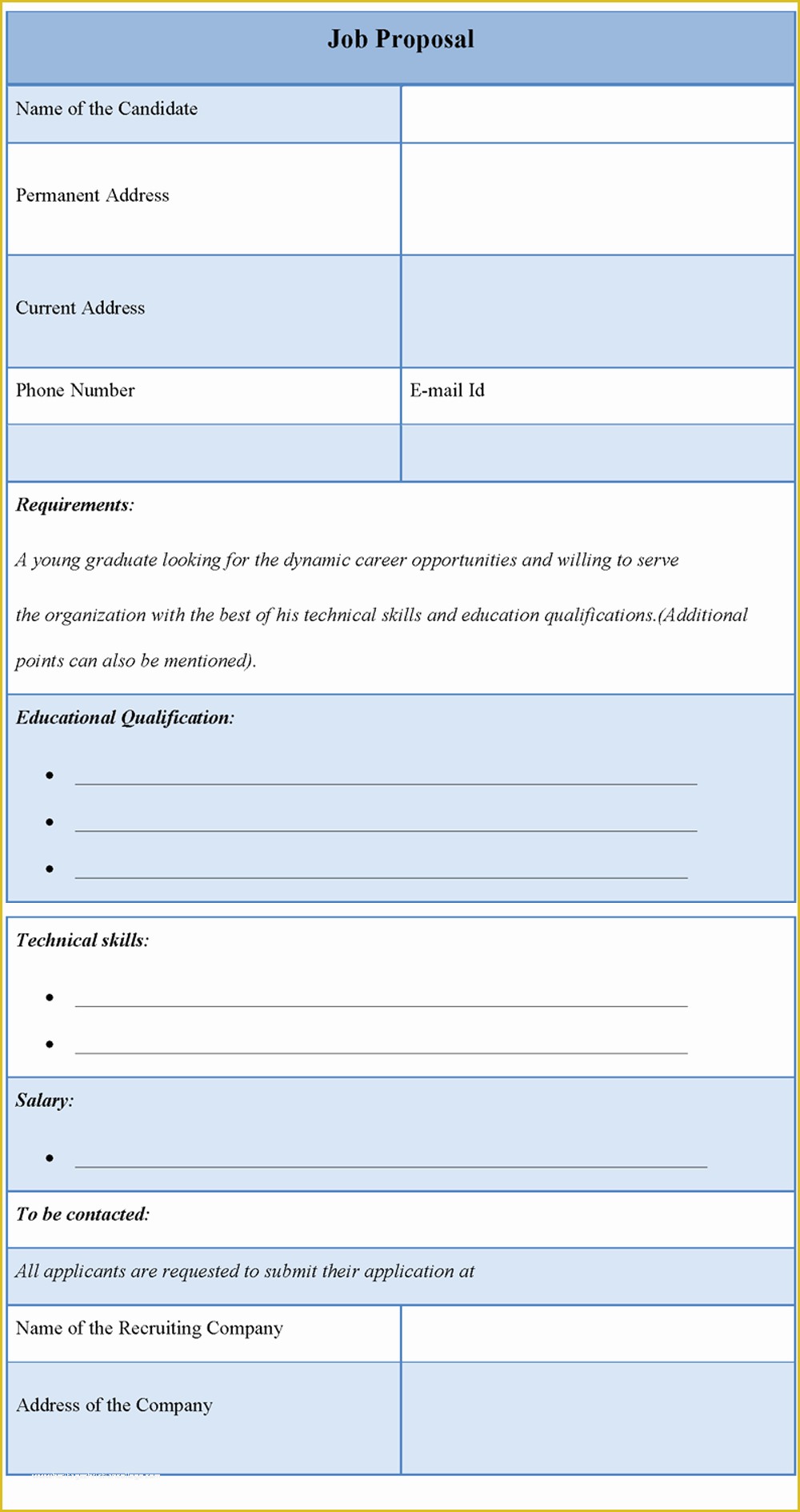 Free Job Proposal Templates Of Download Free software Proposal Template Sample Free