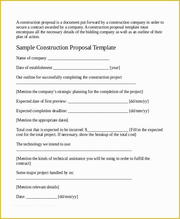 Free Job Proposal Templates Of Job Proposal Template 18 Free Word Pdf Document