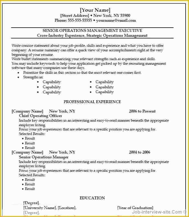 Free Job Resume Templates for Microsoft Word Of 6 Free Resume Templates Microsoft Word 2007 Bud