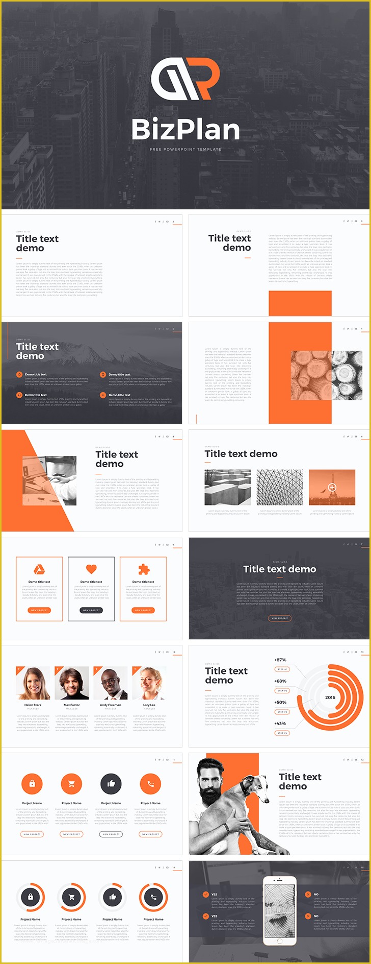 Free Keynote Templates Of Bizplan Free Powerpoint Template Download Free