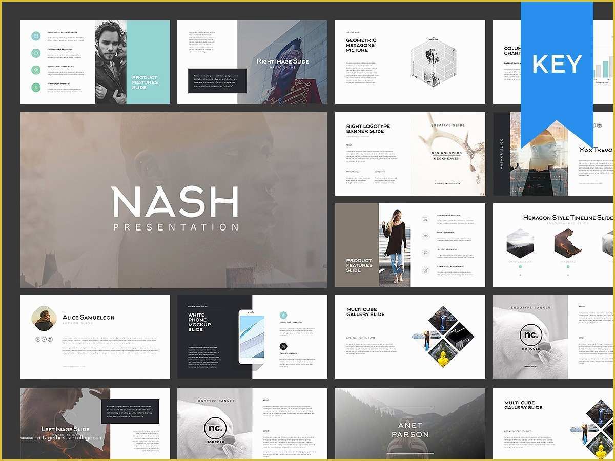 Free Keynote Templates Of Nash Keynote Presentation Template Presentation