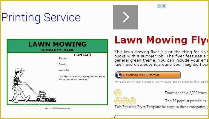 Free Lawn Care Flyer Templates Word Of 5 Lawn Mowing Flyer Templates