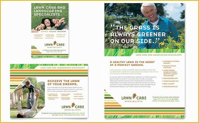 Free Lawn Care Flyer Templates Word Of Lawn Care & Mowing Flyer & Ad Template Word & Publisher