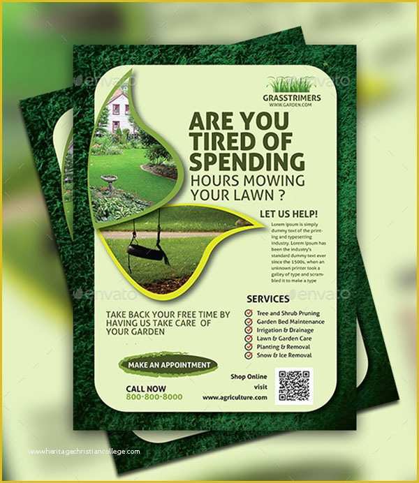 Free Lawn Care Flyer Templates Word Of Lawn Care Flyer Templates Free 
