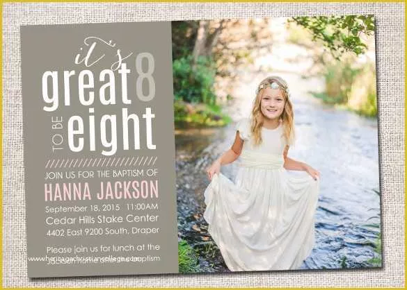 43 Free Lds Baptism Invitation Template